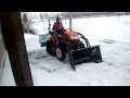 小さなトラクタで除雪してみた！