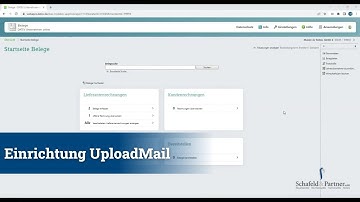 Einrichtung Upload Mail DATEV Unternehmen online - Schafeld & Partner