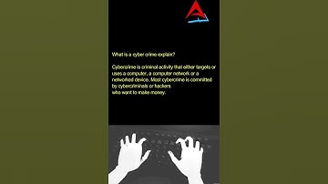 What Is Cyber Crime ?