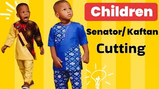 How to cut a senator/kaftan for a child