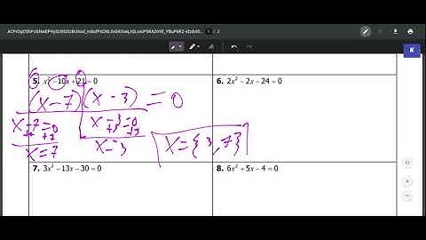 Unit 3.3 Solving Quadratics by Factoring