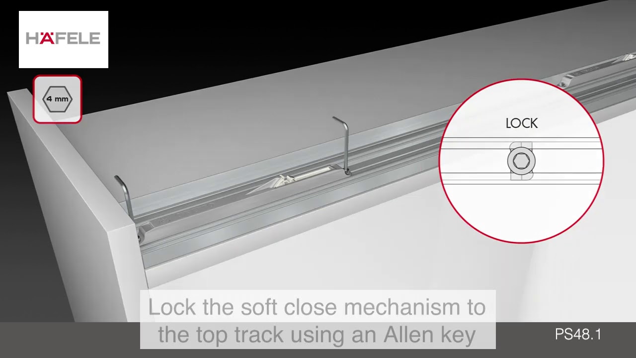 Hafele Classic Duo 80 Sliding System Installation video YouTube