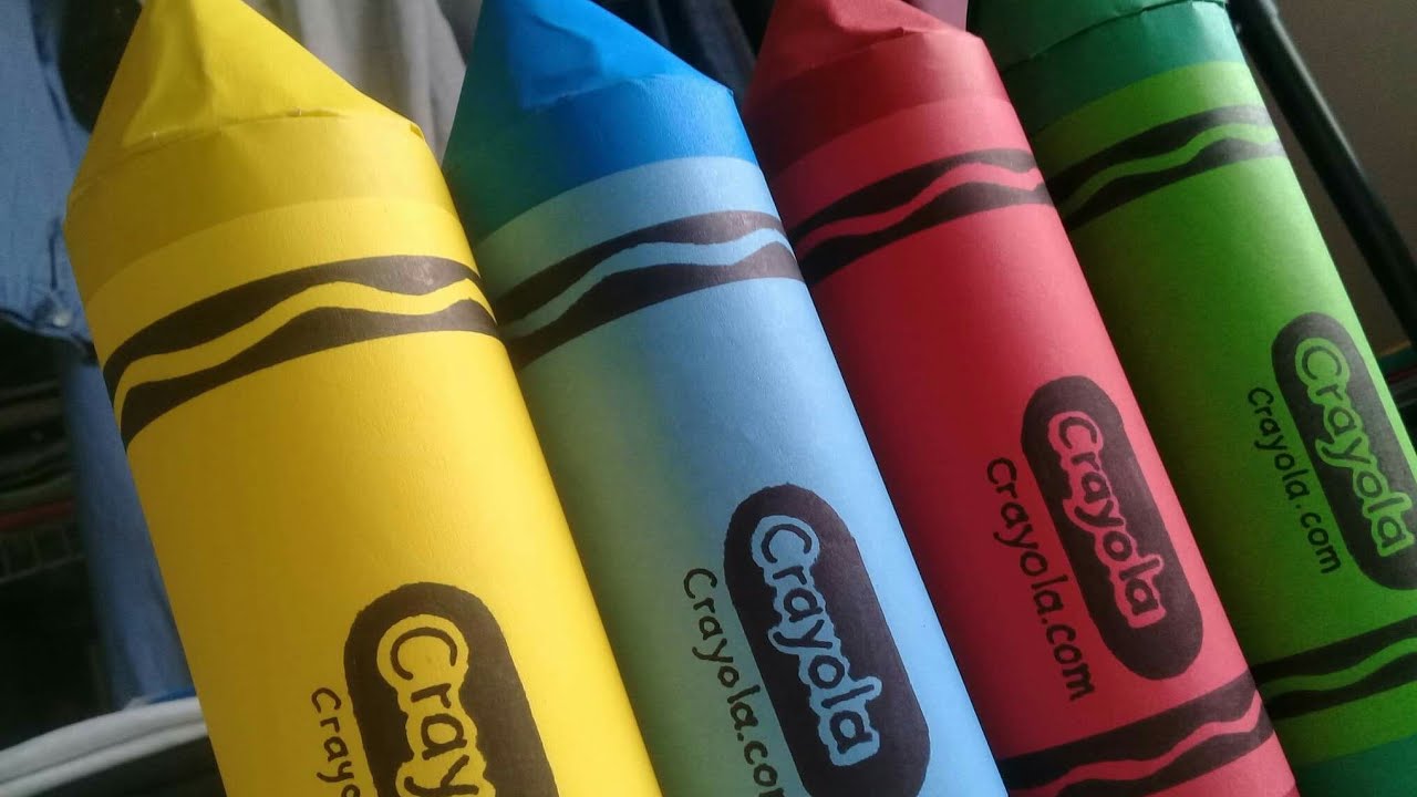 Como Hacer Crayola Gigante (Recicla Botella de Plástico) / Mary Suárez