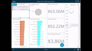 Create dashboard filters with ReportPlus Mobile for iOS