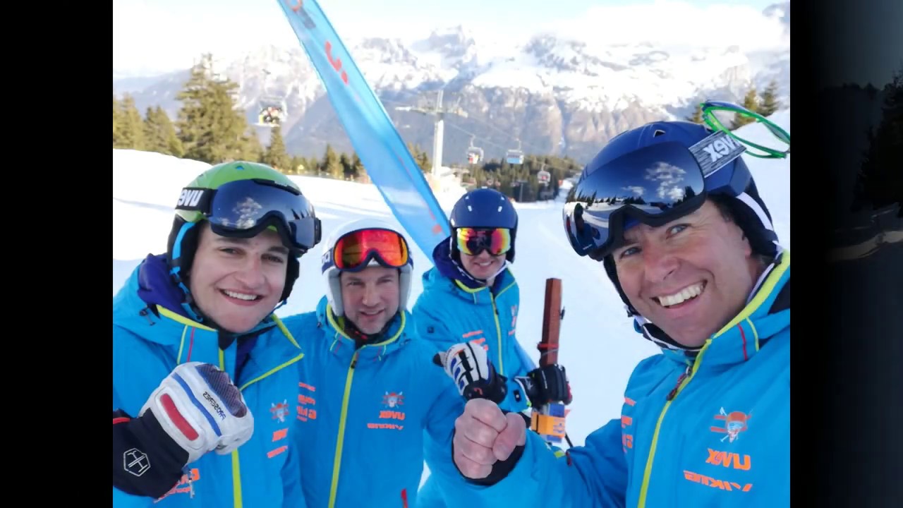 Szkolenie Demo Team Poland Ski Academy Andalo 01.2020. Nauka jazdy na nartach.