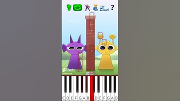 Twin Telepathy Challenge | Incredibox Sprunki Animation (@fash) - Octave Piano Tutorial