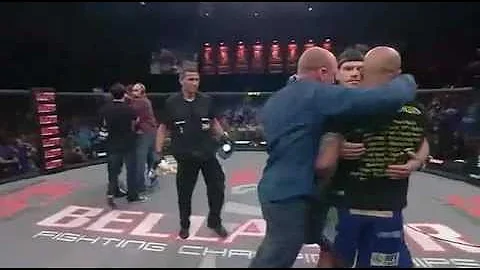 Brawl between Maiquel Falcao & Andreas Spang - Bellator 66