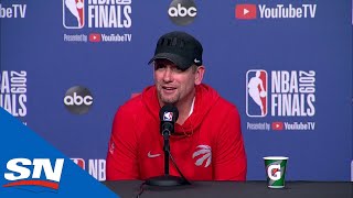 Nick Nurse Has Never Seen Anything Like What Siakam Did In NBA Finals Game 1 | FULL Press Conference