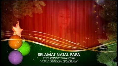 Vanessa Goeslaw - SELAMAT NATAL PAPA || Lagu Natal (Official Music Video)