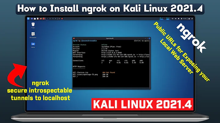 How to Install Ngrok on Kali Linux | Tutorial Kali Linux 2021.4