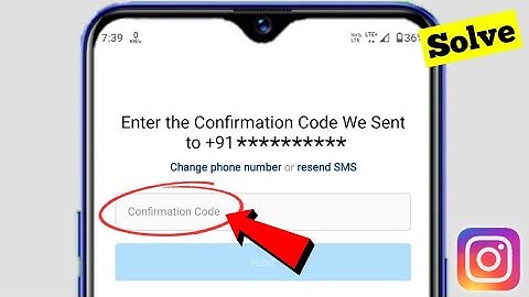 Instagram Confirmation And Verification Code Not Received Problem Solved (OTP)