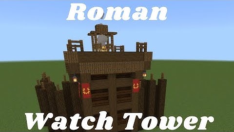 Minecraft guard tower tutorial