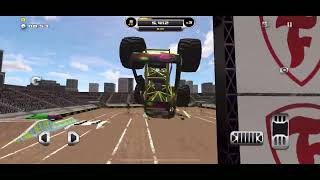 Radical Motion letting rip at Tge stadium in MTD (Monster Truck Destruction)