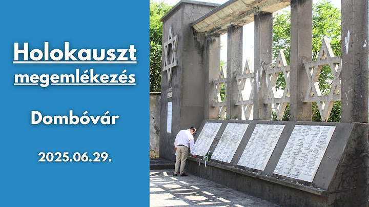 Holokauszt megemlékezés 1.0 - Képes beszámoló - 2025. Dombóvár