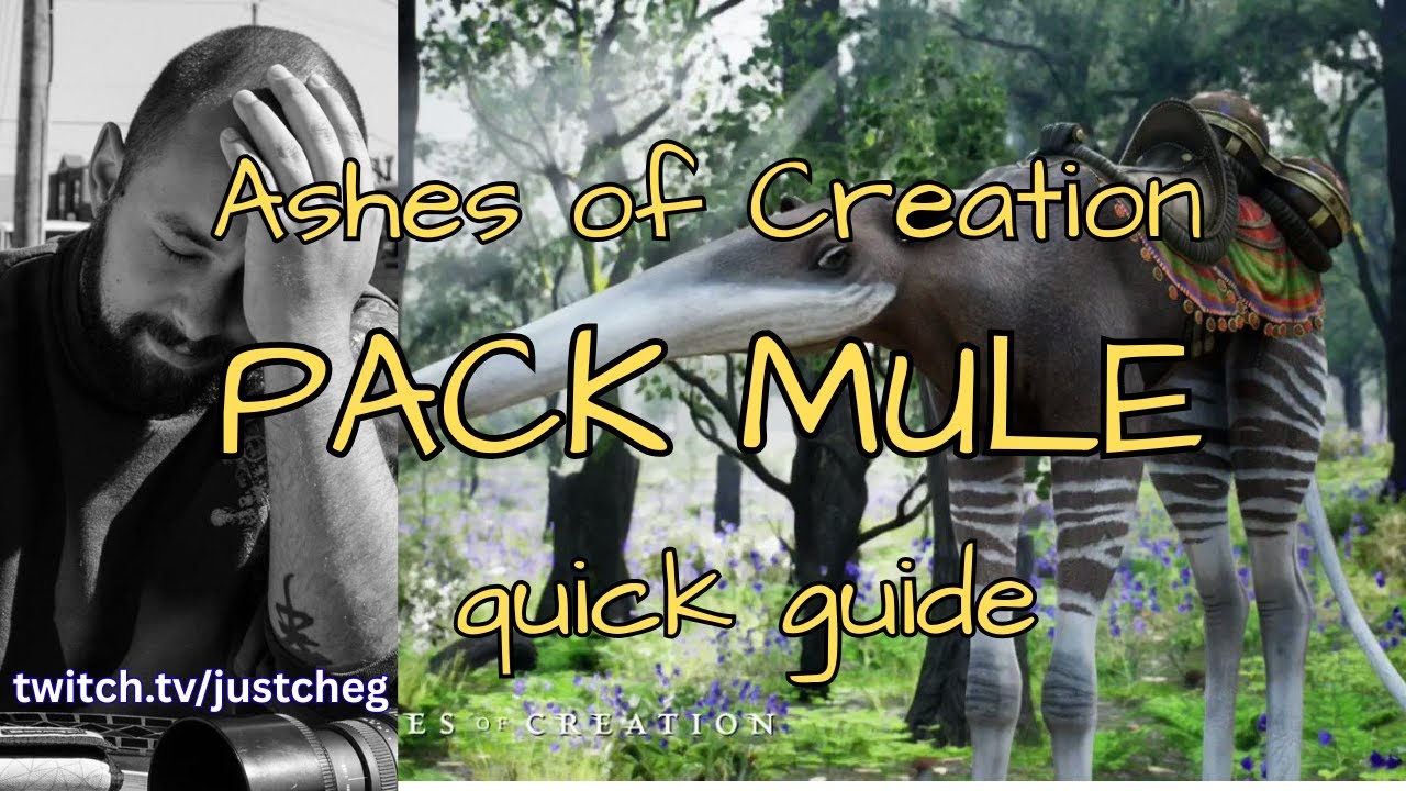 Ashes of Creation - Pack Mule - Daystrider Crate Mule