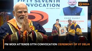 LIVE: PM Modi attends 57th Convocation Ceremony of IIT Delhi | DD India