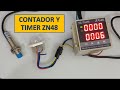 Contador y temporizador zn48 timer simpledoble acumulacin deteccin de velocidad y contador