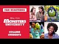 Fans Compare Their College Experience to Monsters University | Reactions by Oh My Disney