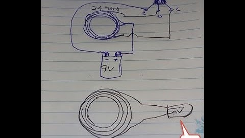 Simple Easy wireless transfer of electricity practical concept using LED and PN2222A transistor
