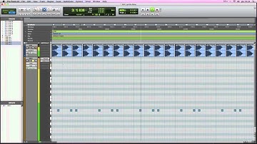 Create a trance bass with delay