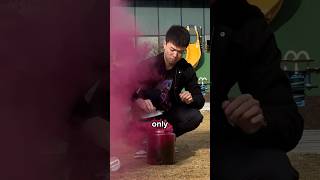 What happens if you trap smoke in a jar?