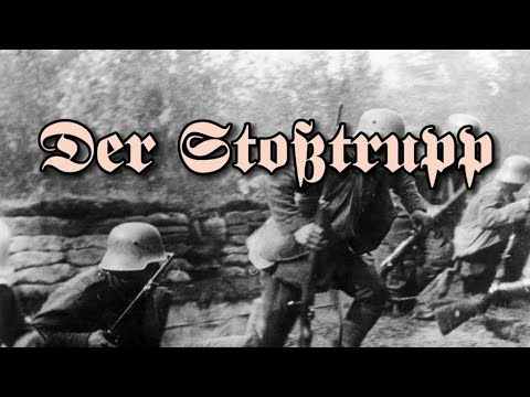 Der Stotrupp  Ein Leutnant und zehn Mann  German soldiers song  English subtitles