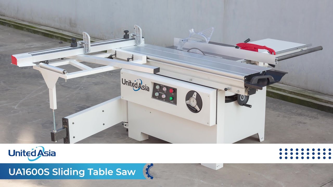 HOW TO USE UA1600S Sliding Table Saw | United Asia 