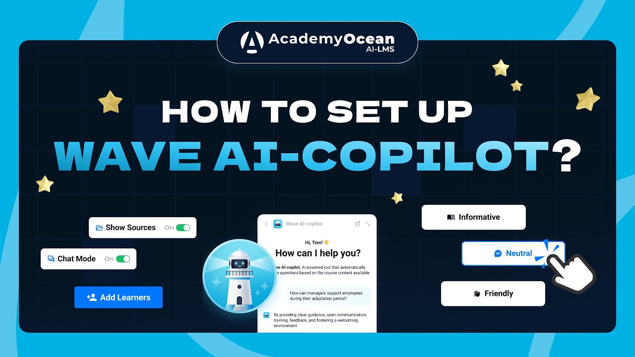 How to set up Wave AI-Copilot - AcademyOcean Tutorial
