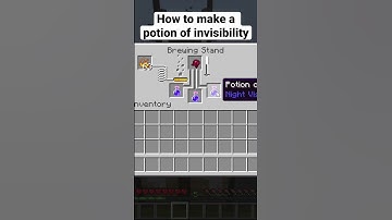 How to make potion of invisibility #shorts
