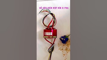 Cổ góp điện hộp kín 6 pha, cổ góp điện dạng kín 6 pha