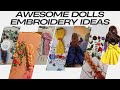 Awesome and unique dolls embroidery design ideas best hair embroidery designs