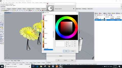 Rhino tutorials: Array polar, cage edit, layers