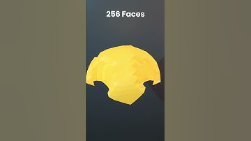 Cloth Drop Simulation From 1 Face to 4096 Faces #satisfying #clothsimulation #blender #3dart