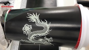 Máy khắc laser xoay liên tục trên biên dạng bề mặt 3D