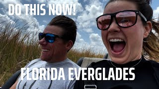 FLORIDA EVERGLADES AIR BOAT RIDE  SO MANY ALLIGATORS!