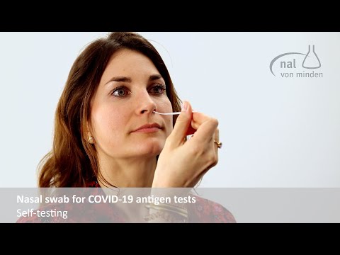 Nasal swab for COVID-19 antigen tests – Self-testing