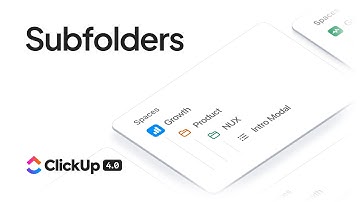 Subfolders I ClickUp 4.0