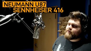 Sennheiser 416 vs. Neumann U87 | VO Mic Comparison