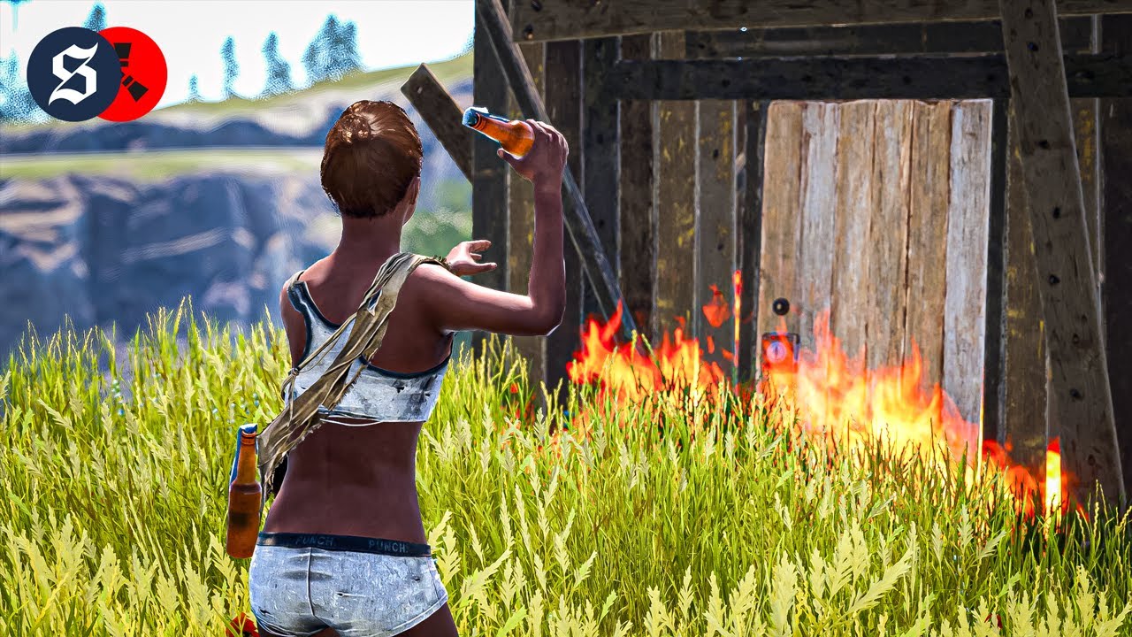 this shack raid was everything I could've dreamed of 🧃 - RUST SOLO #5 ...