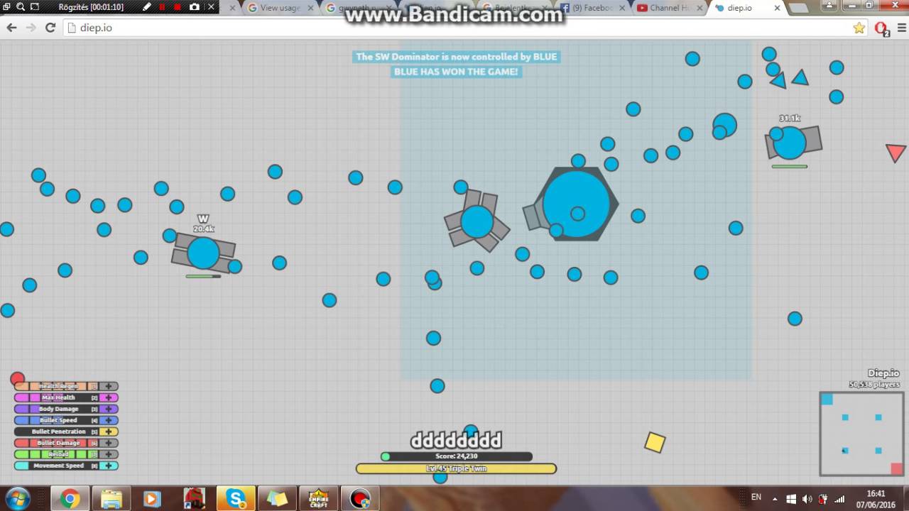 Схема прокачки diep ио