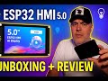 📟 CrowPanel Advance 5.0 ESP32 HMI – Unboxing y Características 🔥