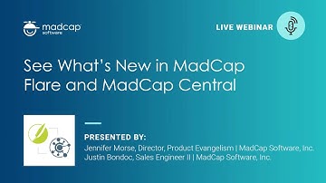 Official Webinar: See What’s New in MadCap Flare and MadCap Central