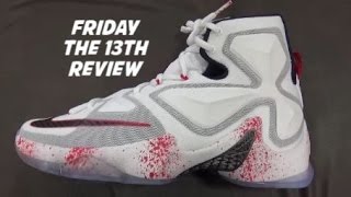 lebron james friday the 13th shoes