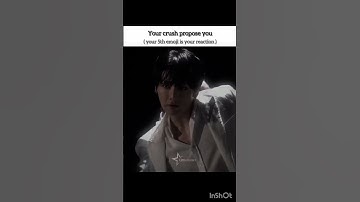 if your crush propose you 🌷💌 #shorts #aesthetic #bts #fypシ #littlekooky