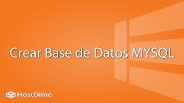 Cómo Crear una base de datos MySQL desde el panel de control cPanel - HostDime Colombia