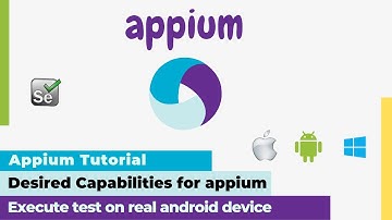 #4 Appium Tutorial | Run Test on Android Real Device | Desired Capabilities | Java
