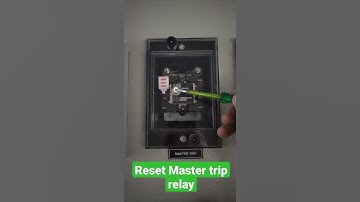 Reset Master trip Relay