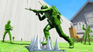 SPIKE Trap vs Toy Soldiers in Plastic Battlegrounds VR (Update)