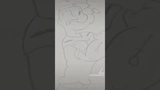 Draw an Animation Character with Me| Popeye | Sketch ✍️