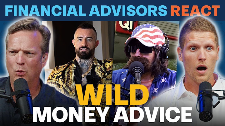 Financial Advisors React To WILD Money Advice On YouTube